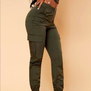 Army Green Cargo Pants